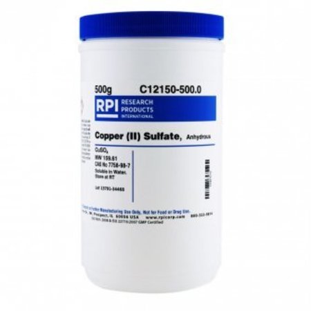 RPI Copper (II) Sulfate Anhydrous, 500 G C12150-500.0